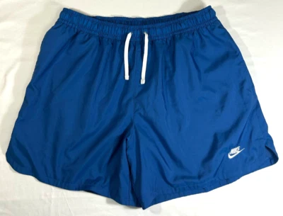 Pantalones Cortos Para Hombre Nike Dri Fit Performance Azul Correr/Ciclismo Forrados XL  Foto 1 de 4