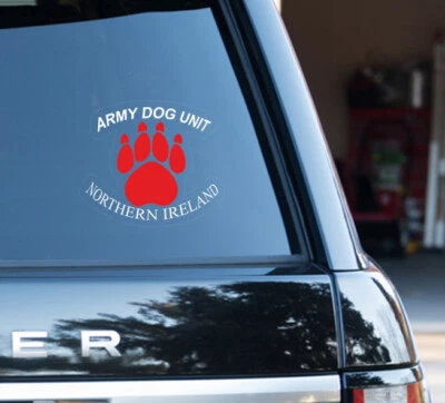 Army Dog Unit window badge forces Sticker British Army Special Forces royal - Image 1 of 2