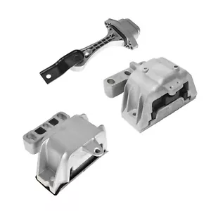 For Beetle Golf Jetta 99-05 Engine Motor Manual Transmission Mounts Kit Set of 3 - Picture 1 of 11