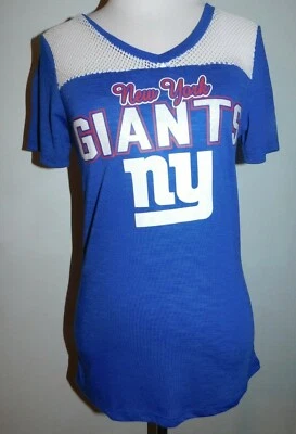 Camisa New York Giants Juniors mediana 7/9, hombros de malla Foto 1 de 2