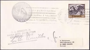 ESPAÑA 1971-7-26 Lanzamiento Apolo 15, Estación de Seguimiento Gran Canaria, Cubierta Espacial - Imagen 1 de 1