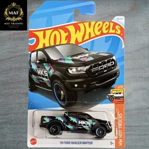 Hot Wheels 19 Ford Ranger Raptor Black HKS #43 Mainline 2024 Case B/C ∣ Neu - Bild 1 von 2