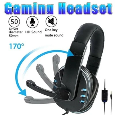 Auriculares Para Juegos Gaming Audifonos con Mic Gamer Gaiming Para Xbox One PS4 - Image 1 of 4