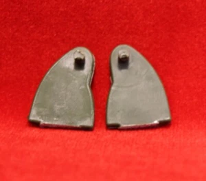 Action Man British green Repro Palitoy bike motorcycle headlamp holders