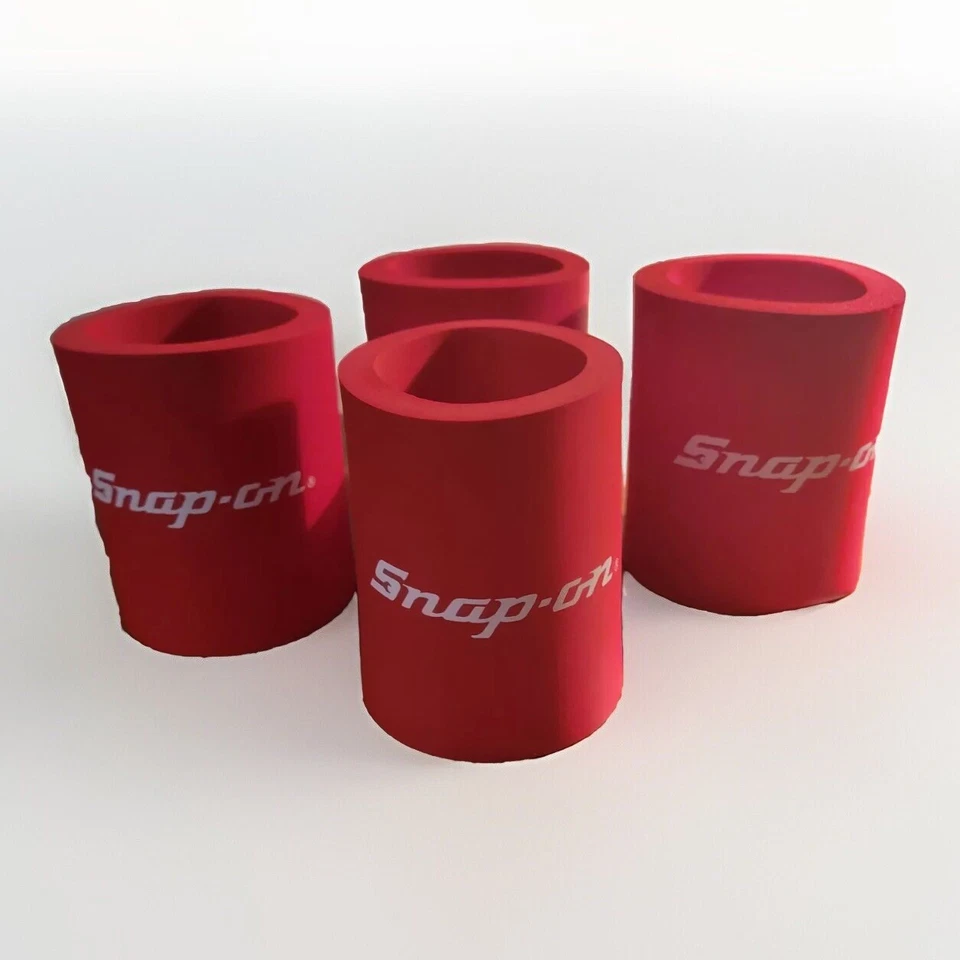 Juego de 4 soportes para bebidas estilo espuma a presión - Koozie - Nuevo de Lote Antiguo Foto 1 de 1