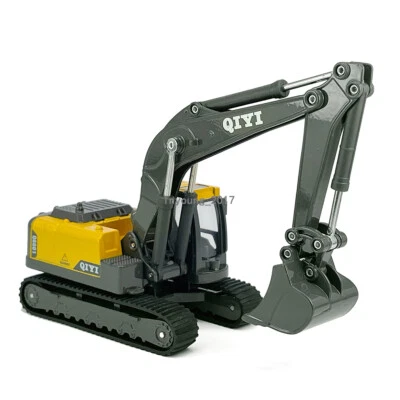 Excavator Toys for Boys Diecast Construction Vehicle Model Digger Truck Toy Gray - Image 1 of 4
