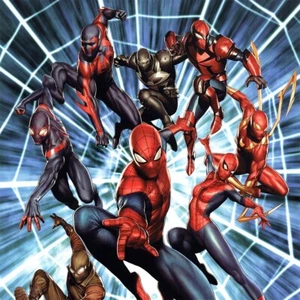 SPIDER-MAN signierter KUNSTDRUCK Adi Granov WEB WARRIORS Miles Morales SPINNENMÄDCHEN - Bild 1 von 2