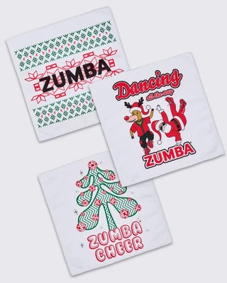 Toallas de mano Zumba Holiday - Wear It Out blancas ~ paquete de 3, paquete de 10 o paquete de 30! ¡Nuevo! Foto 1 de 4