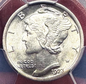 š„ 1923 Mercury Dime ā PCGS MS63FB ā Bright White Luster, Great Eye Appeal! - Picture 1 of 4