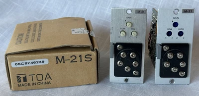 TOA M21S Microphone Module Remote volume Pulled from service Quantity 2 - Image 1 of 4