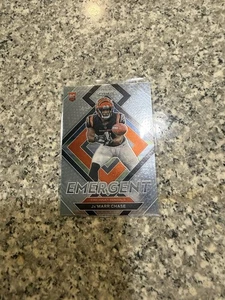 2021-22 Panini Prizm Jamarr Chase Emergent Rookie RC #E-7 Bengals AWT - Foto 1 di 1