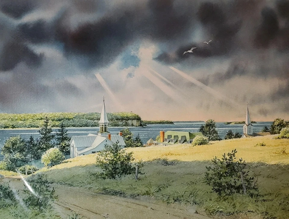 CHARLES PETERSON "Sunday: Twice Blessed" 20"X 15" FIRMADO & Sin Impresión Foto 1 de 1