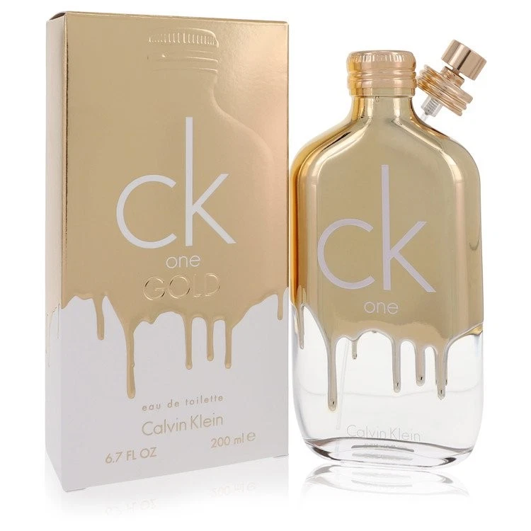 CK One Gold de Calvin Klein eau de toilette spray (unisex) 6,7 oz para mujer Foto 1 de 1