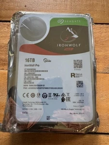 NEW Seagate IronWolf Pro 16TB 7200rpm 3.5" SATA-III NAS Hard Drive ST16000NE000 - Bild 1 von 5