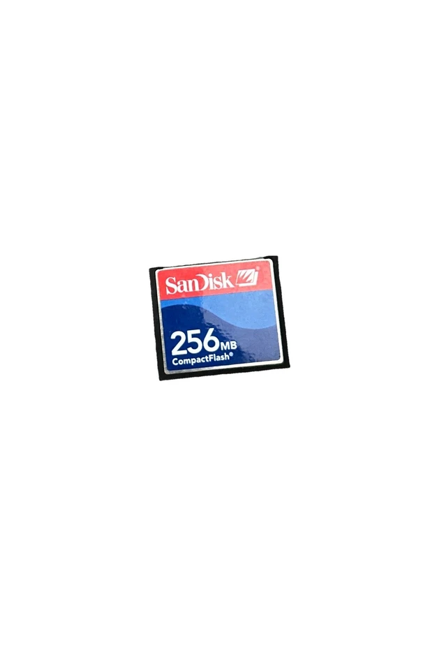SANDISK SDCFB-256-A10 ORDINAL 256MB COMPACT FLASH MEMORY CARD TYPE I - Image 1 of 1