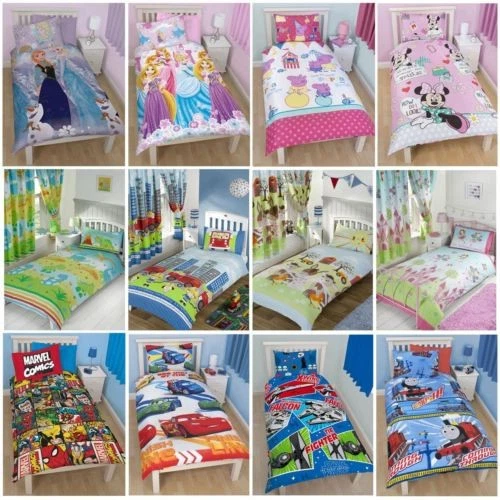 DISNEY & CHARACTER KIDS SINGLE DUVET COVERS - BOYS / GIRLS - Image 1 of 1