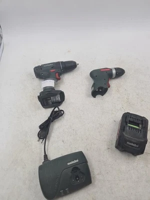 Lot of 4 Metabo Cordless Tools for Parts/Repair - 2 Drill/Drivers - Image 1 of 4