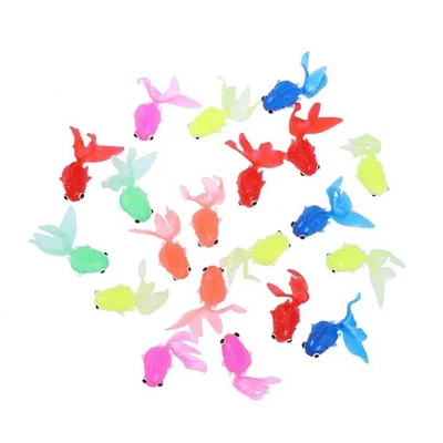  20 stücke Realistische Goldfisch Spielzeug Lustige TPR Goldfisch Modell - Bild 1 von 4