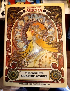 Alphonse Mucha 1980 French Language L'Oeuvre Graphique Complete  HC DJ - Picture 1 of 1