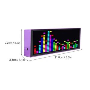 Sound Spectrum Analyzer 16x24RGB LED Multifunctional 8 Brightness Modes 12 - Picture 1 of 24