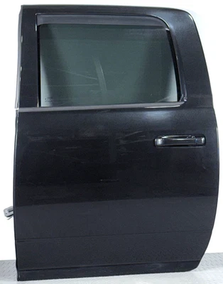 ✅ RAM 1500-3500 2009-24 doble cabina OEM PUERTA COMPLETA TRASERA IZQUIERDA CARCASA IZQUIERDA NEGRO PXR Foto 1 de 4
