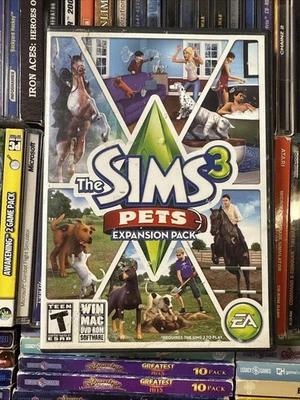 The Sims 3: Pets (PC/Mac, 2011) Expansion Pack EA (USED) - Image 1 of 3