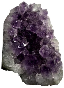 AMETHYSTDRUSE NATUR AMETHYST FEINE KRISTALLE EDELSTEIN GEODE BERGKRISTALL QUARZ - Bild 1 von 3