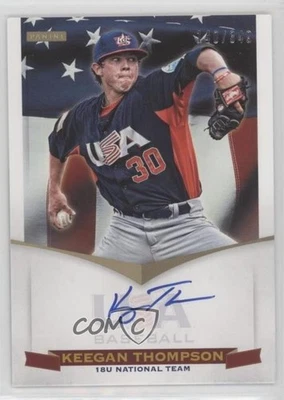 2012 Panini USA Baseball National Team 18U Signatures /349 Keegan Thompson Auto - Image 1 of 2