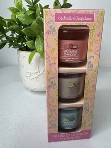 Yankee Candle Cocktails & Confections 3 mini 1.3 Oz each Boxed Set - Picture 1 of 5