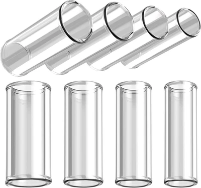 Multisize Glass Guitar Slide Set of 8 for Electric & Acoustic Guitars - Image 1 of 4