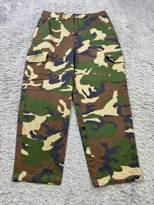 Pantalones Casi Famosos Mujeres Grandes Bosque Camuflados Sueltos Militar Carga Rencor Patinador Foto 1 de 4