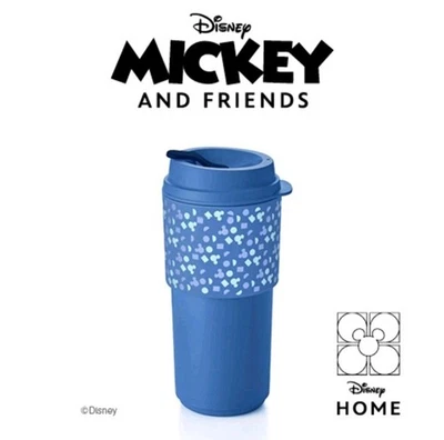 Eco+ Kaffeebecher Disney Blau Mickey,Coffee to go 490ML Neu Tupperware UVP 25  - Bild 1 von 2