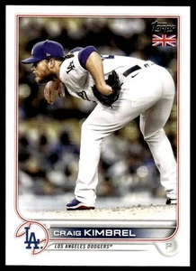 2022 Topps UK Edition #88 Craig Kimbrel Los Angeles Dodgers - Bild 1 von 2