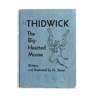 Thidwick the Big Hearted Moose Dr Seuss 1948 First Edition Illustrated Hardcover — 第 1/4 张图片