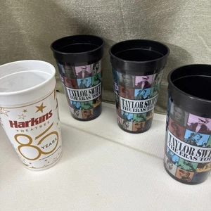 Taylor Swift Die Epochen Tour Film (3) großer Plastikbecher offizielles Kino Merch 32 Unzen - Bild 1 von 4