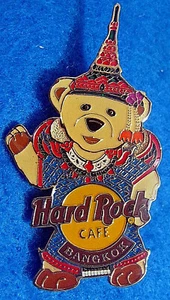 BANGKOK THAI CREMONIAL DANCER TEDDY BEAR ENAMEL 2005 Hard Rock Cafe PIN - Picture 1 of 1