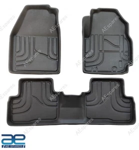 Car Floor Foot Mat Hard PVC Set of 3 Black For Hyundai Creta Old @US - Bild 1 von 1