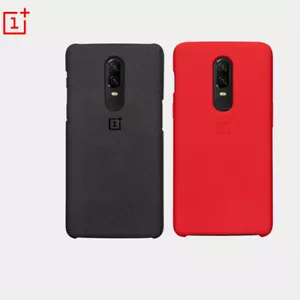 100% Original OnePlus 6 Sandstone Karbon Nylon Shell Back Case Cover Silicone - Picture 1 of 15