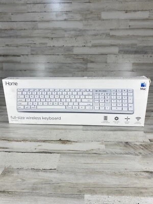 iHome IMAC full -size wireless keyboard with 2.4G Nano Receiver - Silver - Image 1 of 4