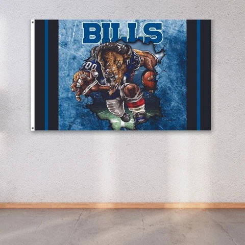 Buffalo Bills 3x5 ft Flag NFL Football Champions Wall Decor Banner Cover