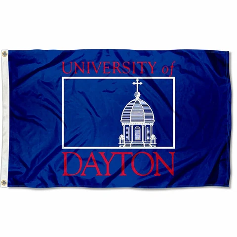 Dayton Flyers Wordmark Logo Flag Large 3x5 Cover