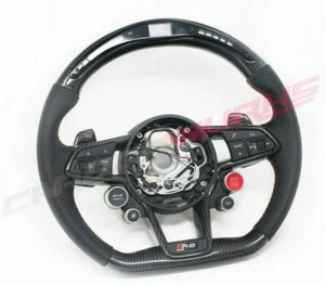 Audi R8 Gen 2 LED Carbon Fibre Steering Wheel - Customisable Options - 2016 V10+ - Picture 1 of 12