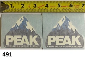 2! Peak sticker Vintage RM RN CR RC YZ OW KX 125 250 360 400 500 VMX AHRMA WORKS - Picture 1 of 4
