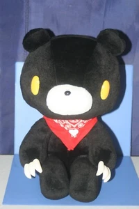 Chax-GP SLHQ Gloomy Bear Black Bandana Plush Doll CGP012 12.60" 32cm Yellow Eyes - Picture 1 of 7