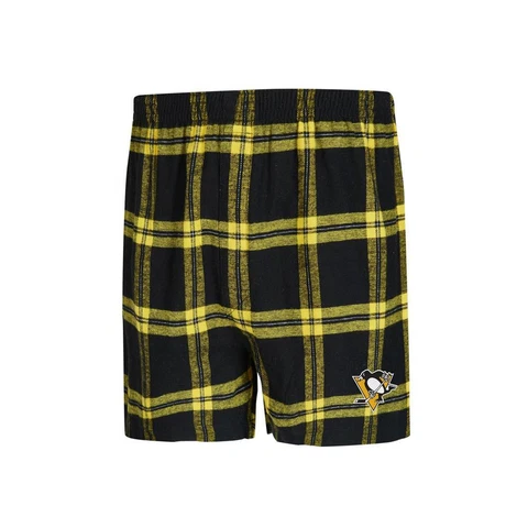 Pittsburgh Penguins Men's Boxers Flannel Boxer Shorts Cover