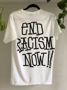 Stussy End Racism Now T-Shirt White S Stand Up