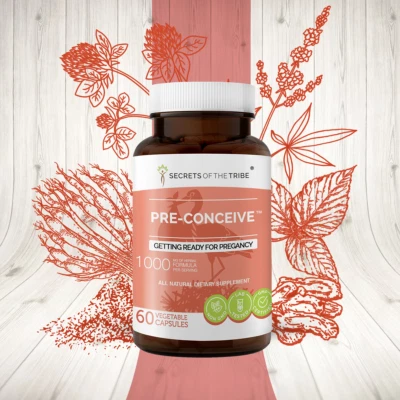 Secrets Of The Tribe Cápsulas Preconcebivas, 500 mg Foto 1 de 4