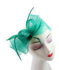 Fascinator With Flower Feather Design Included Headband And Clip For Occasions