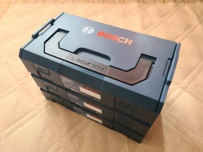 Bosch L-BOX X-MINI3 Box mini Set 266x155x63mm Blue Tool Case New Japan - Image 1 of 4