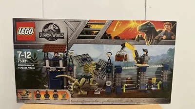 LEGO Jurassic World: Dilophosaurus Outpost Attack 75931 Building Kit Retired Set - Image 1 of 4